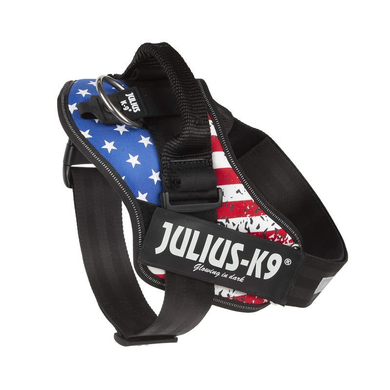 JULIUS K9  IDC Powerharness, Size: M/0, USA Flag - Image 2